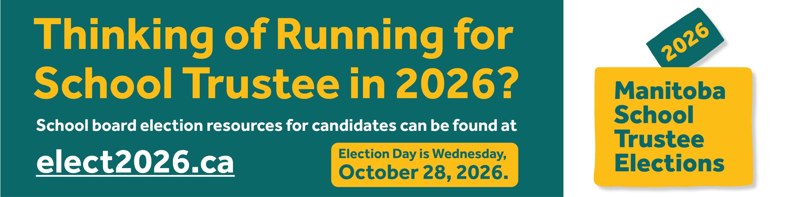 Decorative banner Image for Manitoba School Trustee Elections 